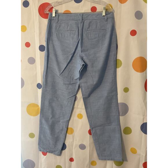 NEW Talbots Size 4 Relaxed Chino Blue - Picture 3 of 9